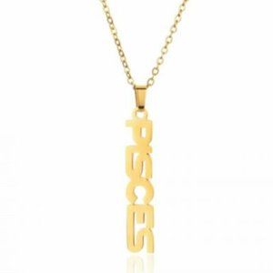 "Emma" Pisces Gold Necklace February 19 - March 20